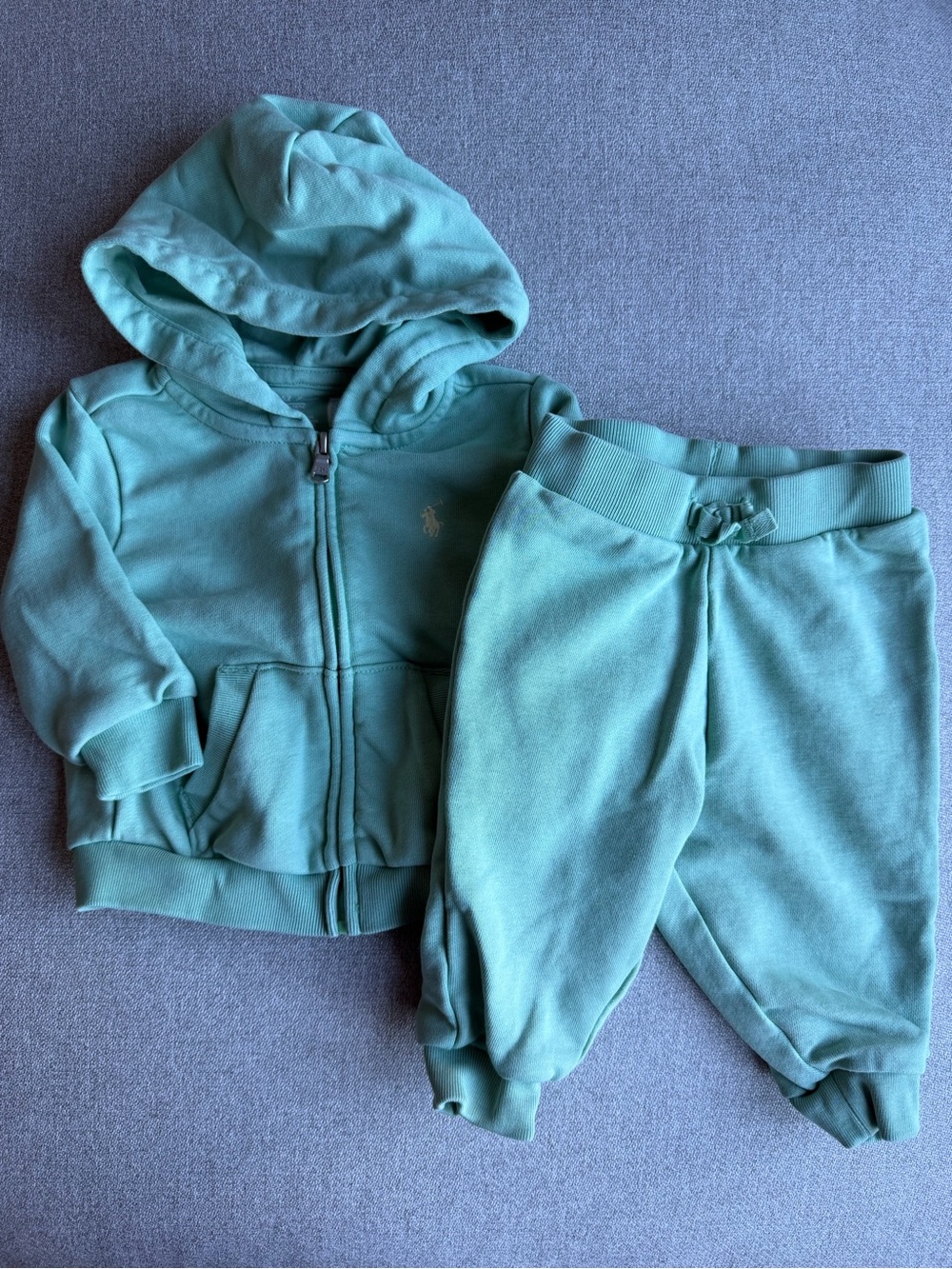 Polo by Ralph Lauren Toddler Mint Green Hoodie & Joggers Set